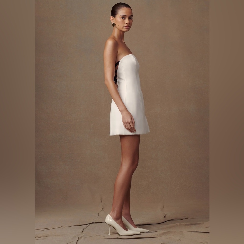 NWT Meshki Neeka Strapless Bow Mini Dress